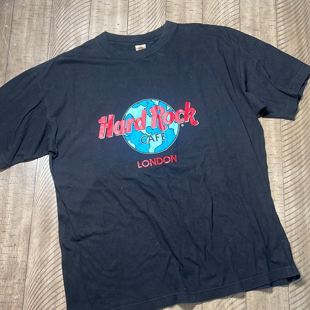 Mens large vintage London UK Hard Rock Cafe shirt
